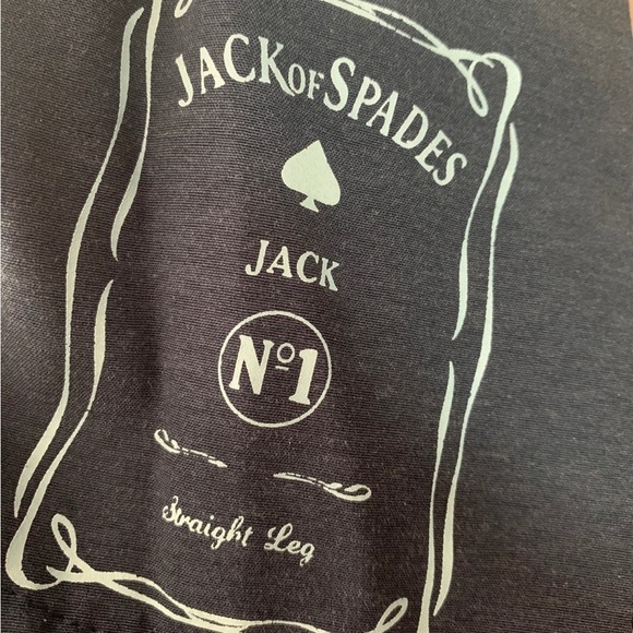 Jack of Spades Blue Denim Jeans Jack straight leg - Picture 2 of 9